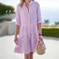 👗Chemise à manches longues rayée pour femmes