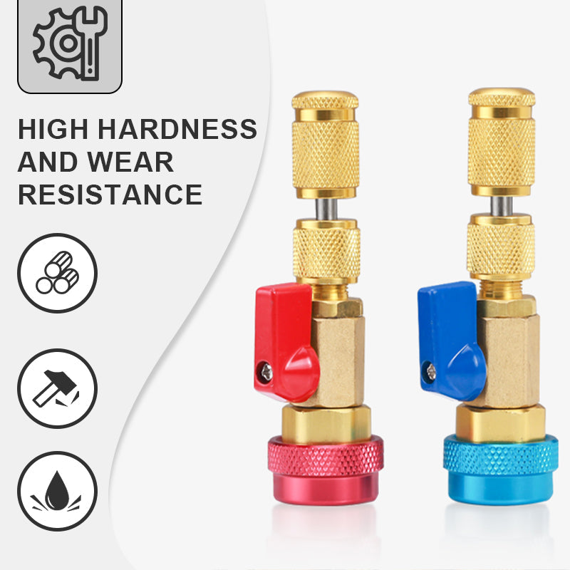 🔧 PROMO LIMITÉE 50% DE RÉDUCTION ! 💥 Outil Démontage Rapide Noyau de Valve – R134A, Haute/Basse Pression, Robinet Intégré ✨