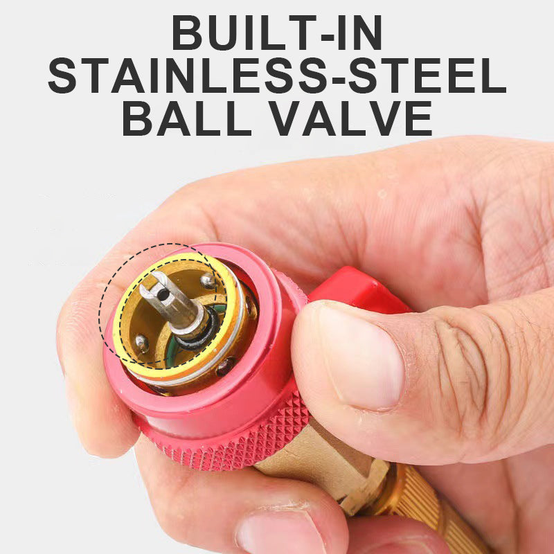 🔧 PROMO LIMITÉE 50% DE RÉDUCTION ! 💥 Outil Démontage Rapide Noyau de Valve – R134A, Haute/Basse Pression, Robinet Intégré ✨