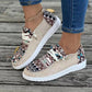 Chaussures en toile décontractées pour femme, à motifs ethniques