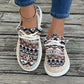 Chaussures en toile décontractées pour femme, à motifs ethniques