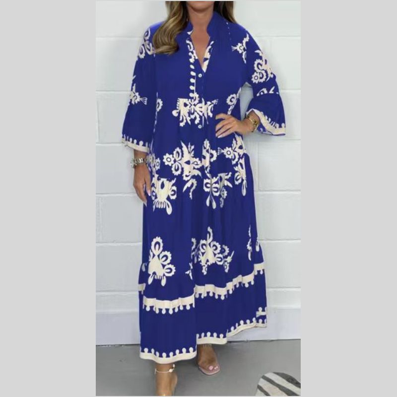 Robe de loisirs imprimée pour femmes