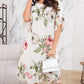 ⏳ Temps limité 50% de réduction ! 🌸👗Robe en mousseline de soie rouge avec pétales