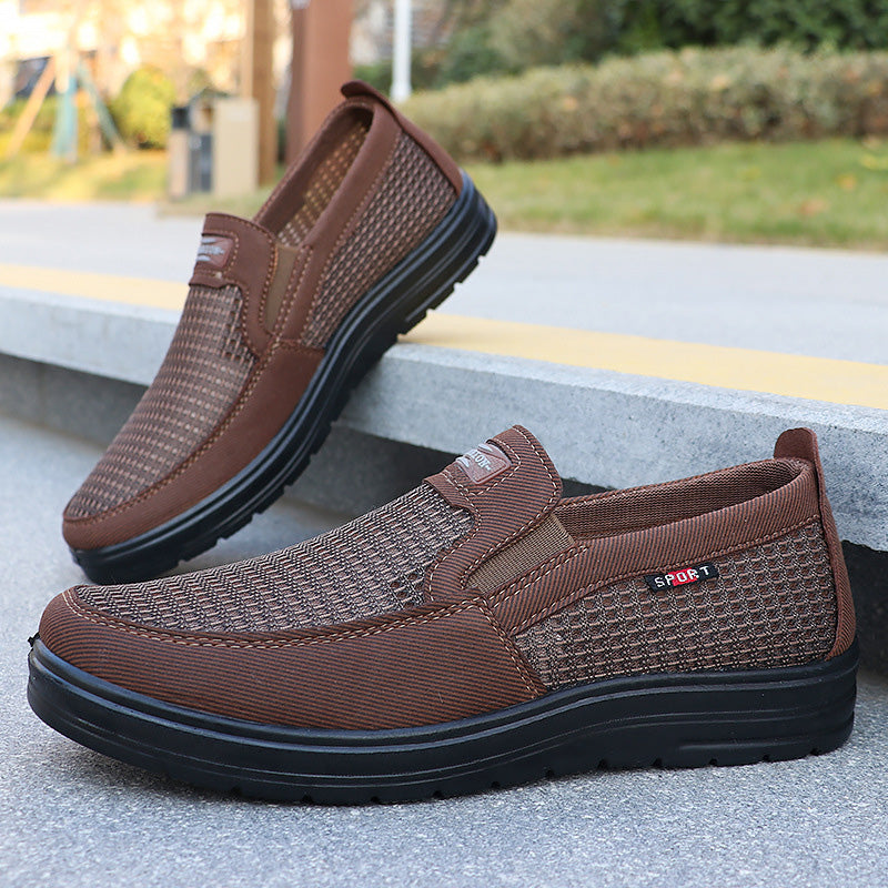 Chaussures slip-on décontractées et respirantes pour homme