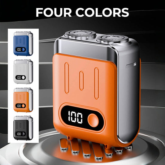🏆🙍‍♂️50% de réduction pour une durée limitée pendant l'événement✨Men's Portable Mini Rotary Electric Shaver