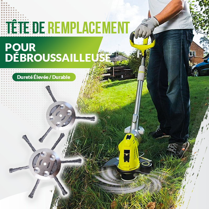 🌿 ACHETEZ 2, OFFERT 1 ! 🔧 Tête de Remplacement pour Débroussailleuse – Universelle, Installation Facile & Construction Durable pour Jardinage ✨