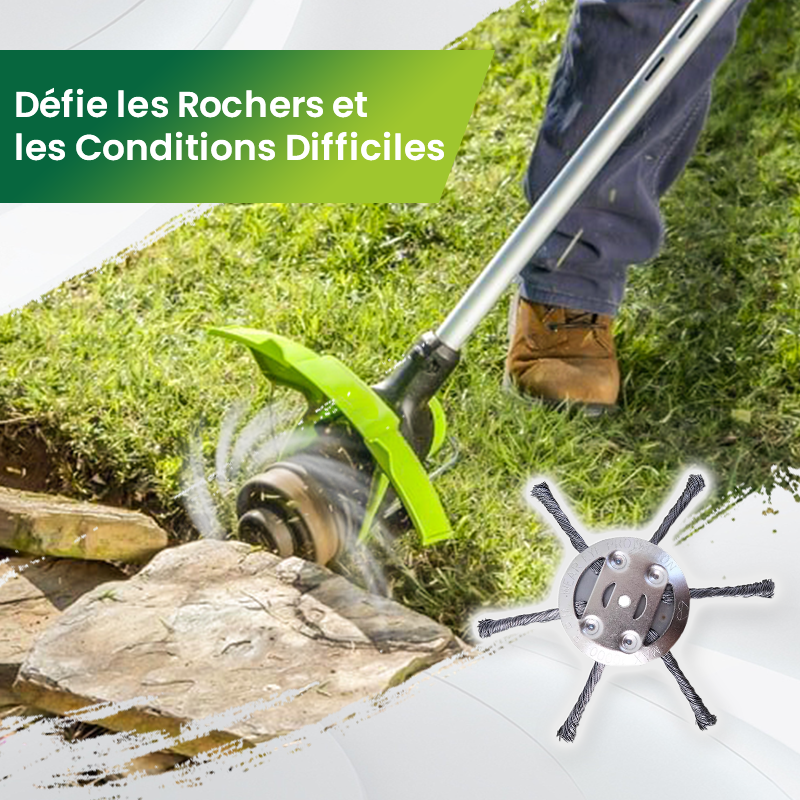 🌿 ACHETEZ 2, OFFERT 1 ! 🔧 Tête de Remplacement pour Débroussailleuse – Universelle, Installation Facile & Construction Durable pour Jardinage ✨