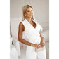 ☀️Frauen Col en V sans manches Solid Jumpsuit🕊️