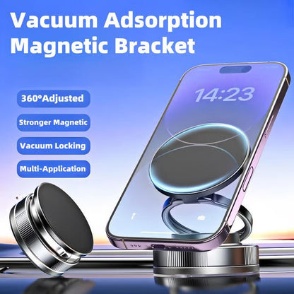 🔄Support Téléphone Magnétique sous Vide Réglable à 360°🚗