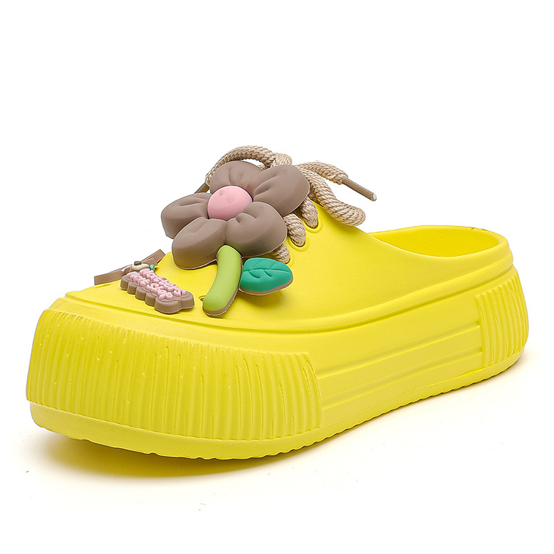 💖SOLDES 2026 : 50 % DE RÉDUCTION🌈Chaussons respirants pour femmes avec décoration florale