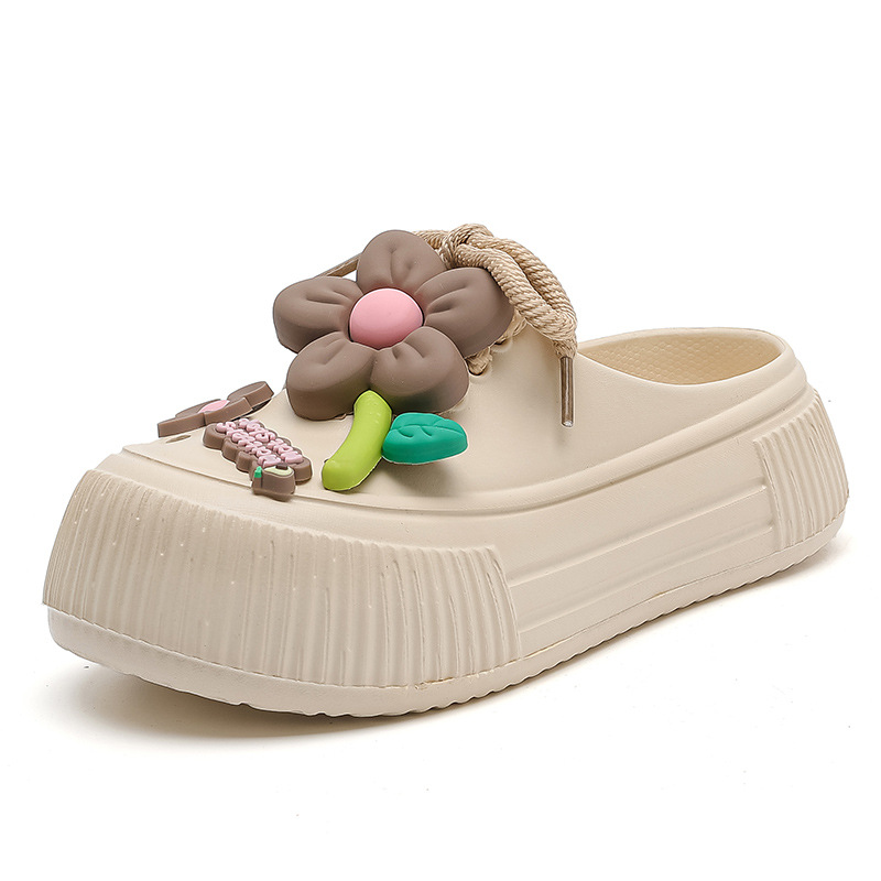 💖SOLDES 2026 : 50 % DE RÉDUCTION🌈Chaussons respirants pour femmes avec décoration florale