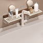 ✨50 % de réduction✨Étagère de Salle de Bain à Ventouse en Noyer