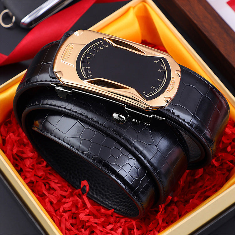 Boucle automatique pour homme avec motif crocodile