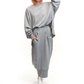 Ensemble 2 pièces Sweatshirt à col rond et jupe pour femmes