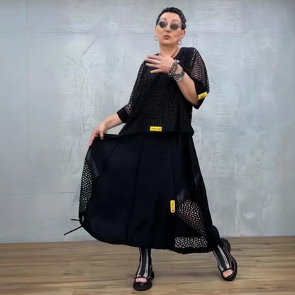 Ensemble robe et survêtement sans manches pour femmes