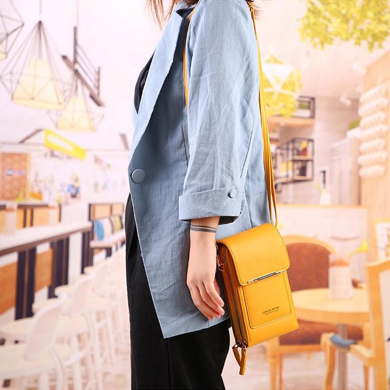 Sac Bandoulière Tactile pour Femme - Chargeur Smartphone, Antivol et Résistant à l'Eau
