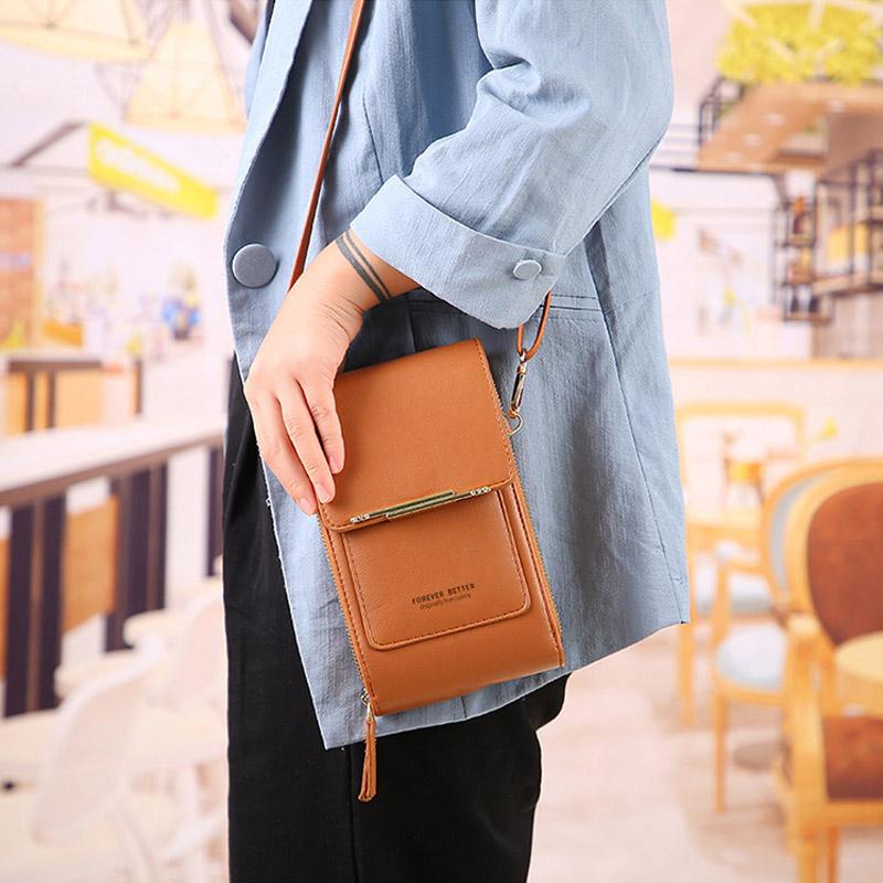 Sac Bandoulière Tactile pour Femme - Chargeur Smartphone, Antivol et Résistant à l'Eau