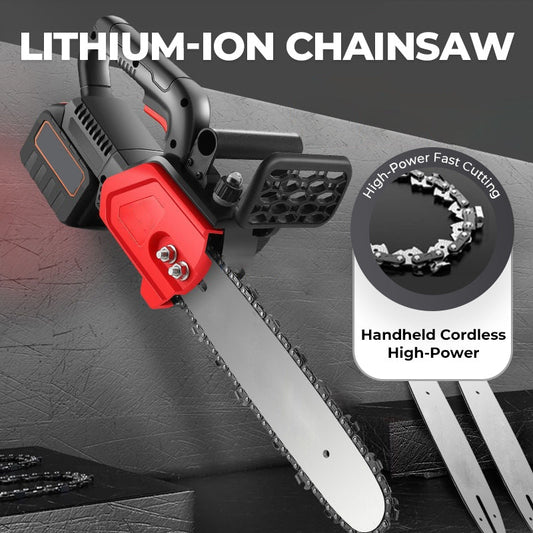 🔥Artisanat allemand exquis - Durable🔥Tronçonneuse portative sans fil au lithium-ion avec une puissance élevée