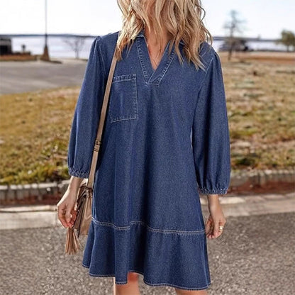 2026 Nouvelle collection💙 Robe en denim décontractée pour femmes, confortable et élégante