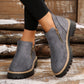 👢 Promo 50 % – Bottines tendance et confortables pour femmes, bout rond et zip 🌟