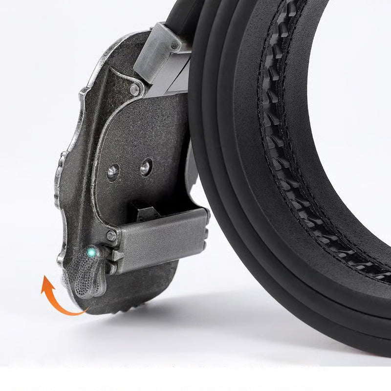 Ceinture en cuir embossé tête de taureau rétro pour homme