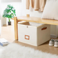 👟 50% DE RÉDUCTION! 🧺 Boîte de rangement en tissu pour chaussures – Pliable, respirante & anti-poussière – Idéale pour placard & chambre ✨