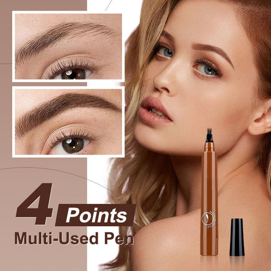🔥Crayon à sourcils 4-End Natural, Créez rapidement un maquillage de sourcils élégant🔥