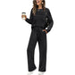 📢📢 50 % de réduction !! ⏰ Ensemble Femme Confort – Haut ras du cou + pantalon à cordon ajustable 👕👖 | Doux, respirant & ultra-polyvalent ✨