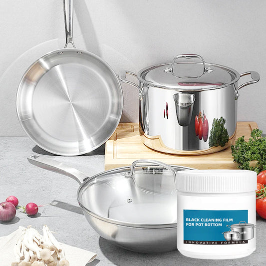 🧽 ACHETEZ 2 OBТENEZ 1! ✨ Pâte Dissolvante Résidus Brûlés - Nettoie en Profondeur Casseroles & Plats sans Rayures, Élimine Graisse et Carbonisation en 5 Min 🍳🔥