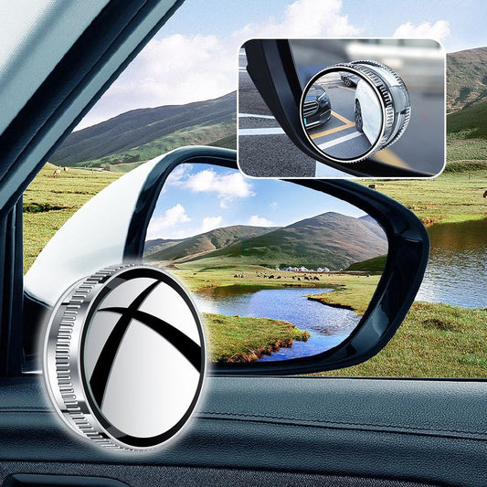 🚗 50% DE RÉDUCTION ! 🔍 Miroirs d‘Angle Mort à Ventouse pour Voiture – Élargit la Visibilité, Installation Facile & Ajustables à 360° ✅
