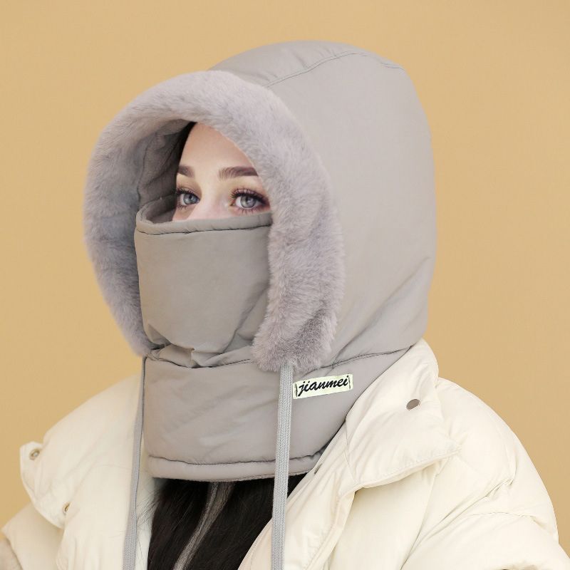 ❄️ Chapeau Thermique Doublé Polaire avec Masque Facial - Protection Intégrale contre le Froid pour Ski/Moto/Ville 🏂🔥