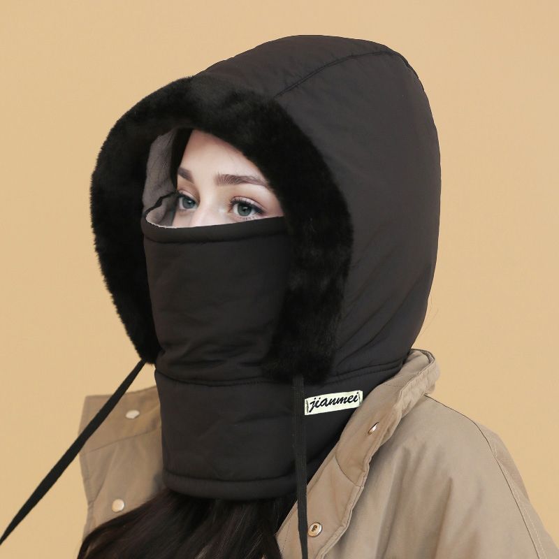 ❄️ Chapeau Thermique Doublé Polaire avec Masque Facial - Protection Intégrale contre le Froid pour Ski/Moto/Ville 🏂🔥