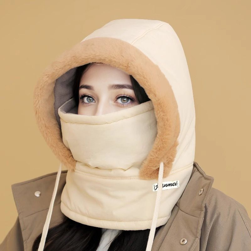 ❄️ Chapeau Thermique Doublé Polaire avec Masque Facial - Protection Intégrale contre le Froid pour Ski/Moto/Ville 🏂🔥