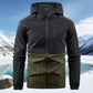 🎉🛍️SOLDES 50 % DE RÉDUCTION🎉 Veste décontractée à capuche coupe-vent pour homme, coloris contrastés