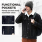 Veste en denim décontractée pour homme, doublée en sherpa