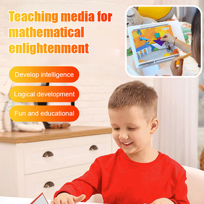 🌟Améliorer les capacités de réflexion des enfants - Ensemble de puzzles magnétiques Tangram pour enfants - 🎁Le meilleur cadeau