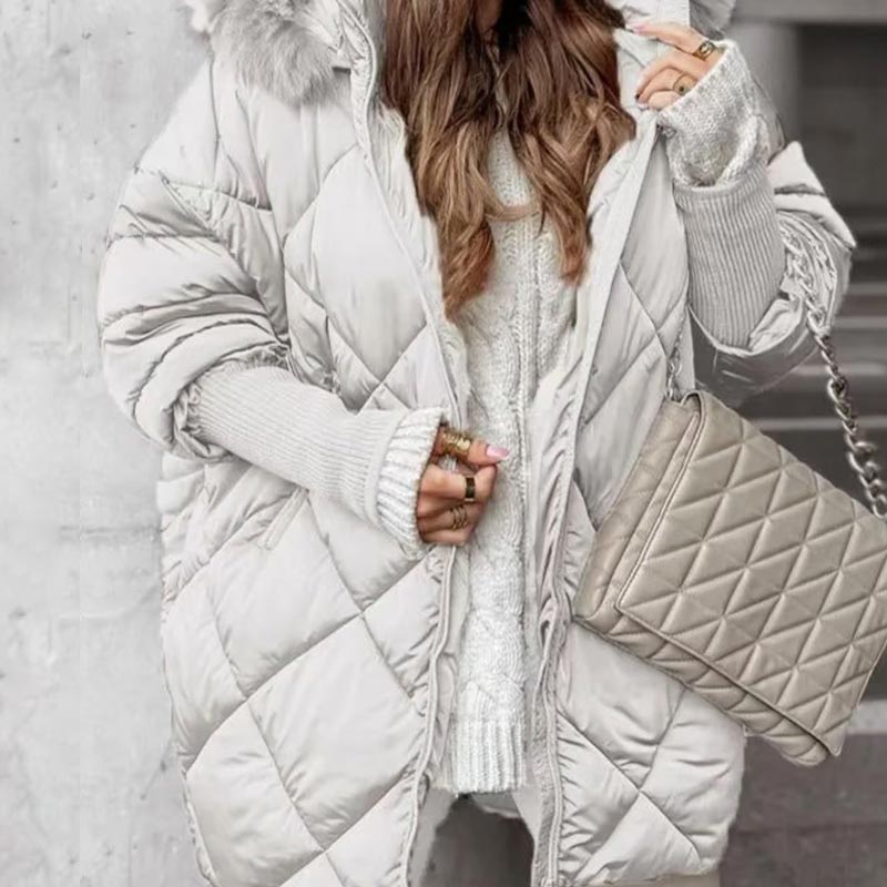 ❄️Soldes d'hiver❄️Parka mi-longue pour femme à manches tricotées✈️Livraison gratuite✈️