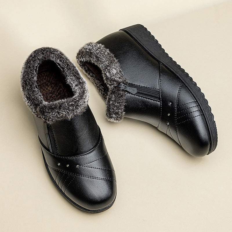 Bottines chaudes épaisses pour femmes