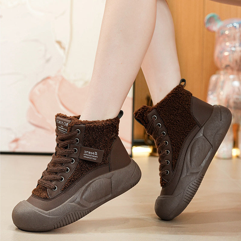 👢【Cadeau d'hiver】🔥Bottes de neige décontractées pour femmes, douillettes et chaudes❣️