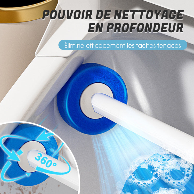 Brosse WC jetable avec tête remplaçable