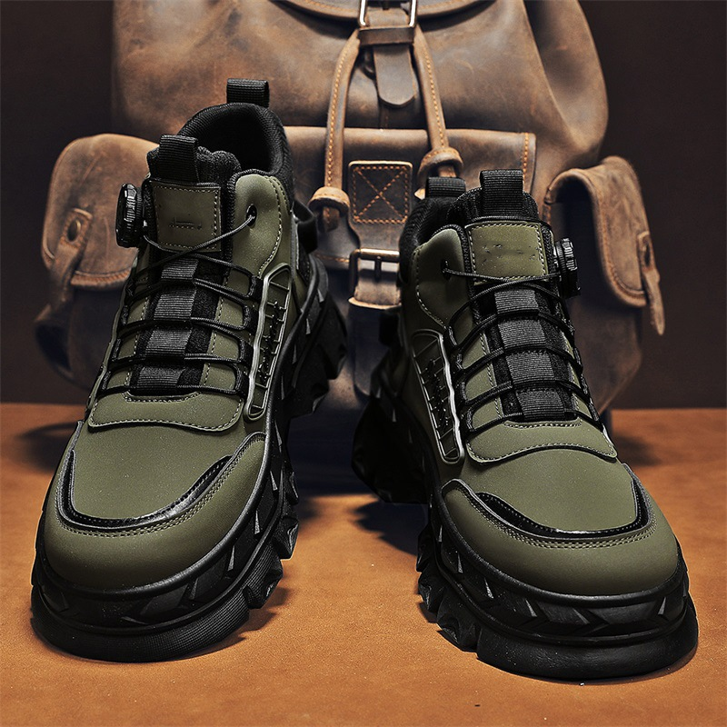 🏆Bottines homme rétro décontractées à semelle épaisse🌿✨