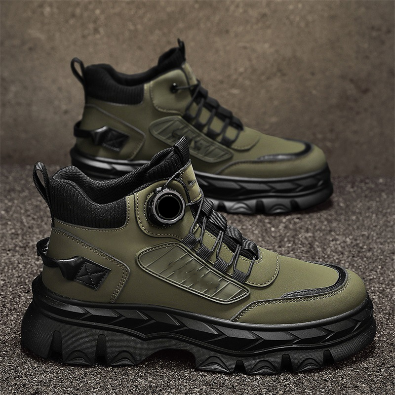 🏆Bottines homme rétro décontractées à semelle épaisse🌿✨