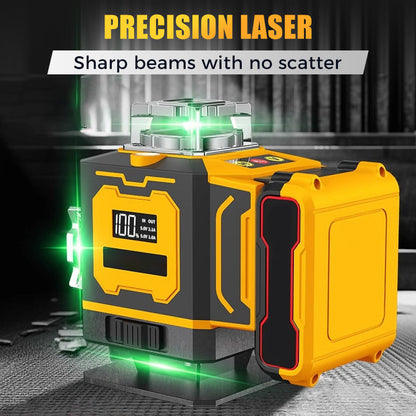 📏 50% DE RÉDUCTION! 🔦 Niveau Laser Multifonction Haute Précision – Autonivelant, Lignes Horizontales & Verticales & Idéal pour le Bricolage 🔧