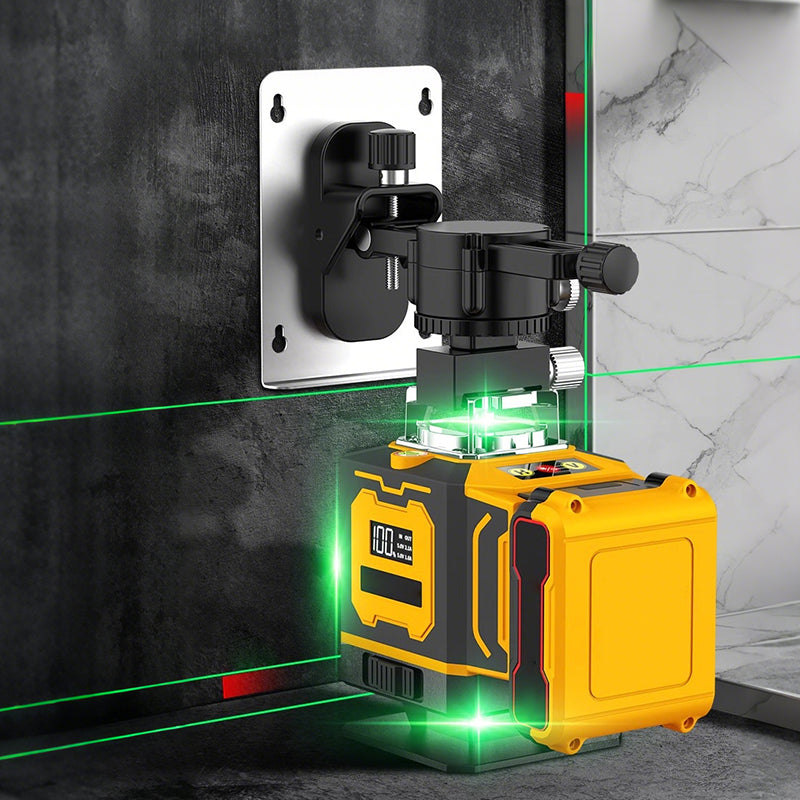 📏 50% DE RÉDUCTION! 🔦 Niveau Laser Multifonction Haute Précision – Autonivelant, Lignes Horizontales & Verticales & Idéal pour le Bricolage 🔧