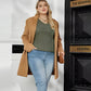 Pull Femme Col V à Manches Longues Uni