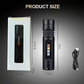 🔥Stock limité disponible 50 % DE RÉDUCTION🔥💥Mini lampe torche multifonctionnelle en alliage d'aluminium