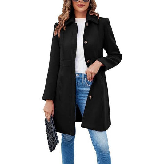 Manteau élégant à manches longues pour femme