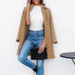 Manteau élégant à manches longues pour femme