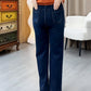 👖50% OFF LIMITÉ!✨Jean Droit Femme à Ceinture Élastique🌟Coupe Adjustable pour un Confort Parfait et Style Moderne🛍️