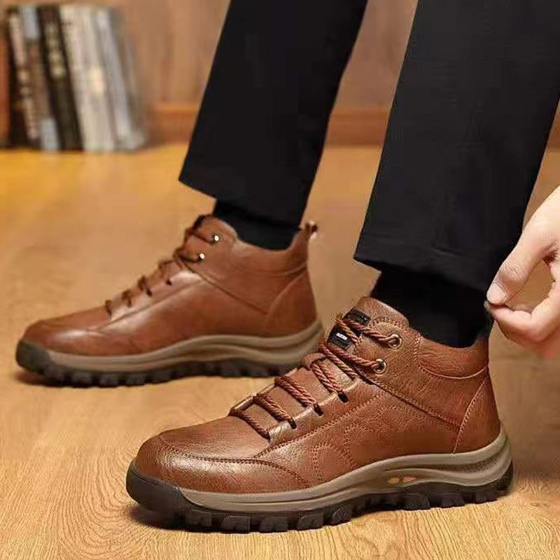 👞 60% DE RÉDUCTION ! 🏔️ Bottines Randonnée Hommes Mi-Hautes - Imperméables et Respirantes, Semelle Antidérapante pour Sentiers et Ville 🌧️📦